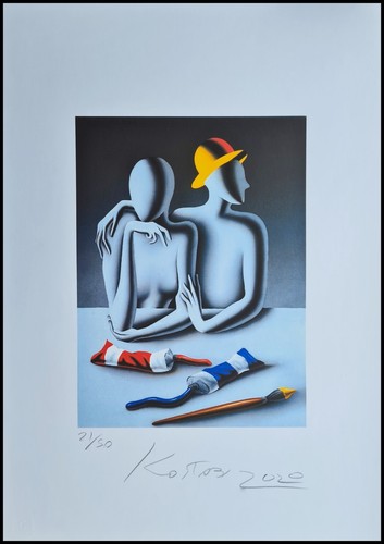 Mark kostabi untitled 70 - *,