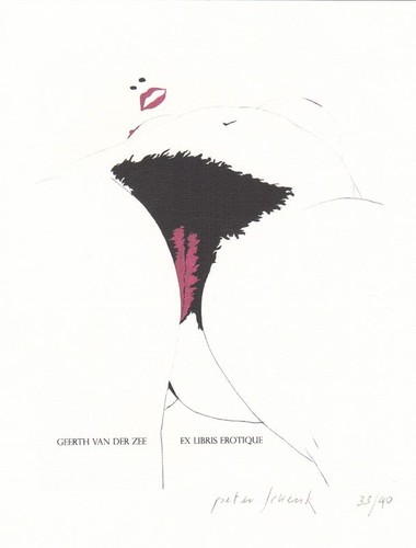 Exlibris bookplate stampa alta - stampa,