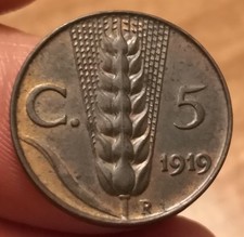 5 Centesimi 1919 Spiga