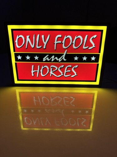 Only fools and - and, horses