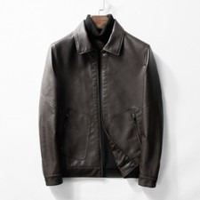 Giacca Biker In PU Pelle Da