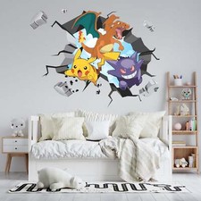 Adesivo murale Pokemon 3D