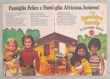 Pubblicità Mattel The sunshine family famiglia felice e famiglia africana insiem