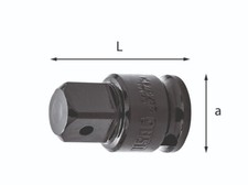 Raccordo aumentatore per avvitatore pneumatico - USAG 247  3/8  1/2  3/4  1  M