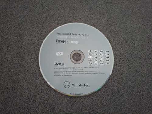 Dvd navigazione mercedes audio - dvd,