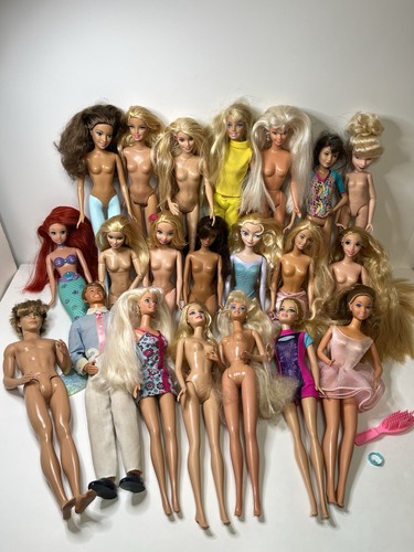 Lotto bambole barbie tema e - bambole,