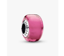 Pandora 793107c00 Charm Mini Vetro di Murano Rosa
