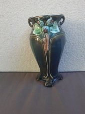 Vase barbotine majolique art - vase,