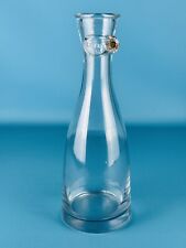 Antico Vaso Misura Da Osteria In Vetro Bottiglia Da Vino Con Piombo Epoca XX Sec