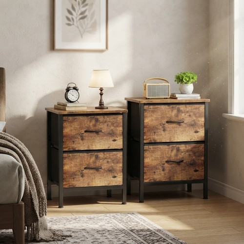 Set comodini rustici - 2,