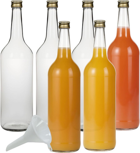 Bottiglie vetro 1000 ml - 6,