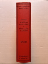 Dizionario latino calonghi - latino,