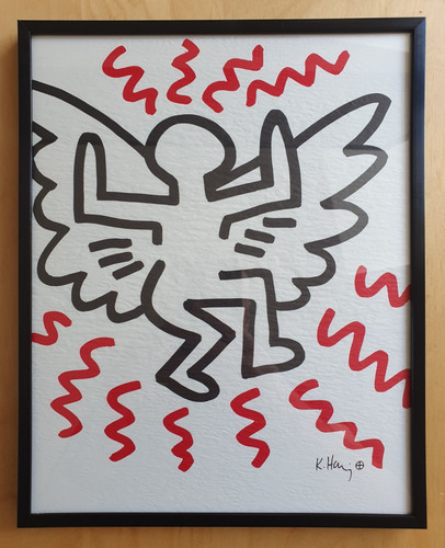 Keith haring litografia - keith, haring,