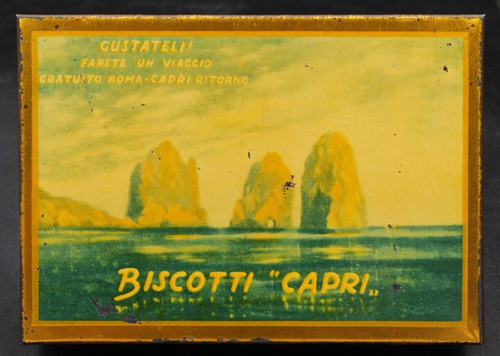 Antica rara scatola latta - rara,