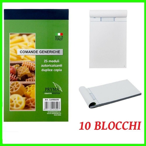 Blocco comande generiche - 10, x