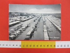 CA.17 ITALIA CARD 1955 RICCIONE SPIAGGIA MARE SEA BEACH OMBRELLONI