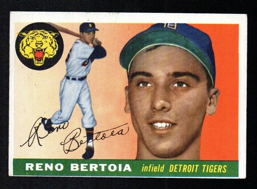 Reno bertoia tigri 1955 topps - bertoia,