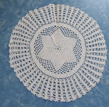 0007 Centrino circolare bianco