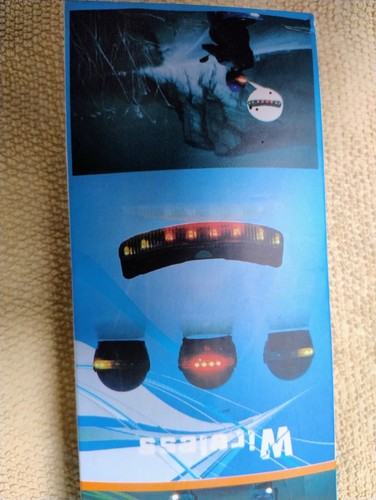 Luce posteriore casco - luce,