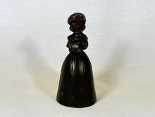 Statuina dama in ottone