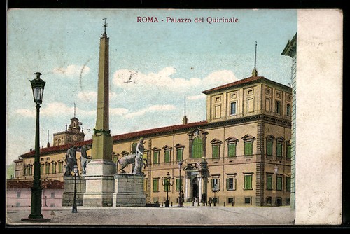 Cartolina roma palazzo del - roma,,