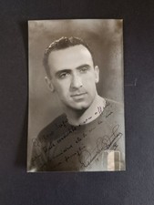Cartolina calcio autografata