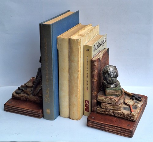 Vintage coppia fermalibri - vintage,