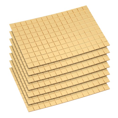1050pcs 10x10mm autoadesivo - 1050pcs,