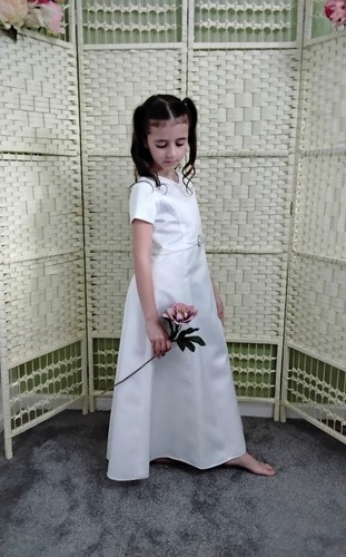 Abito bianco occasione - abito, bianco,