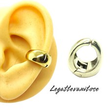 ear cuff a Clip Da Uomo donna In Acciaio anallergico 2 pz  Orecchini  senza buco