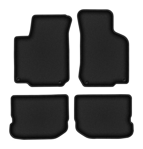 Set tappetini auto velour neri