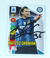 AUTOGRAFO MATTEO DARMIAN DIFENSORE INTER ITALIA CARD PANINI SIGNED MANCHESTER UT