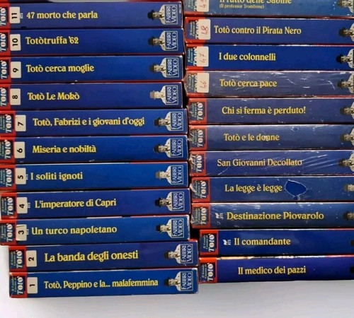 Lotto film totò vhs - lotto,