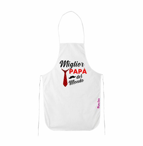 Grembiule bianco cucina - bianco,