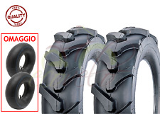 2 PNEUMATICI + CAMERE D'ARIA TRATTORINO 3.50 - 8 GOMME RUOTA COPERTONI MOTOZAPPA