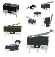 MICROSWITCH SUBMINIATURA micro interruttore pulsante leva levetta 1A 230V SPDT