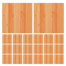  45 pezzi di pavimenti in legno per case delle bambole: piccole assi del