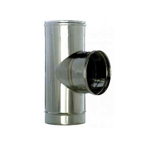 Raccordo tee canna - t, fumaria