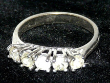 ANELLO in argento e pietre preziose  gioiello