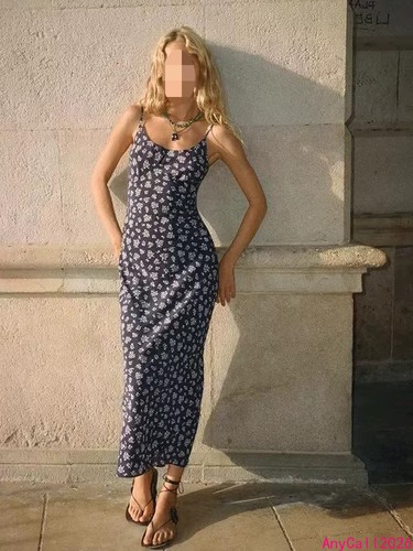 Abito lungo maxi elegante cami