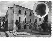 Pescara , casa dove nacque il Poeta , Viaggiata 1954 , francobollo integro 