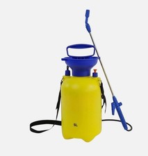 POMPA A SPALLA MANUALE 5 LT IRRORATRICE NEBULIZZATORE SPRUZZINO GIARDINO LANCIA