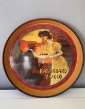 Vassoio Pubblicitario Rabarbaro Zucca Vintage 