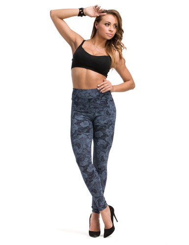 Yeset leggings blu - yeset, a