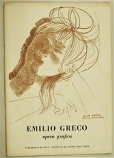 Cardellini EMILIO GRECO OPERA GRAFICA Pisa Gabinetto Disegni 1964