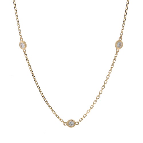 Collana oro giallo con - giallo,