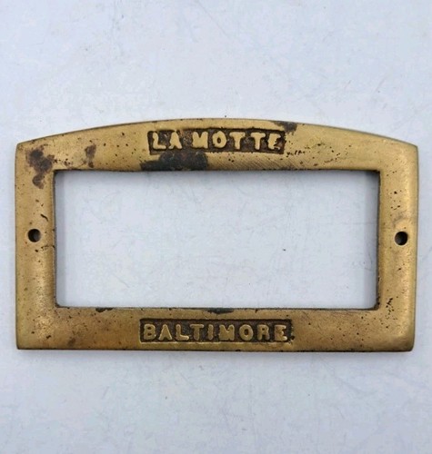 Antico cassetto indice porta
