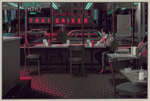 Set poster taxi driver - poster, laurent