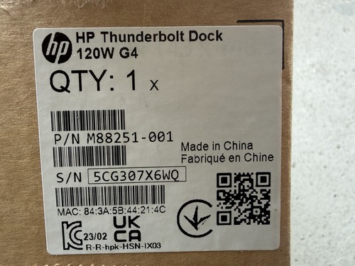 Zbook thunderbolt dock g4 - thunderbolt,