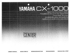 Yamaha CX-1000 Amplificatore